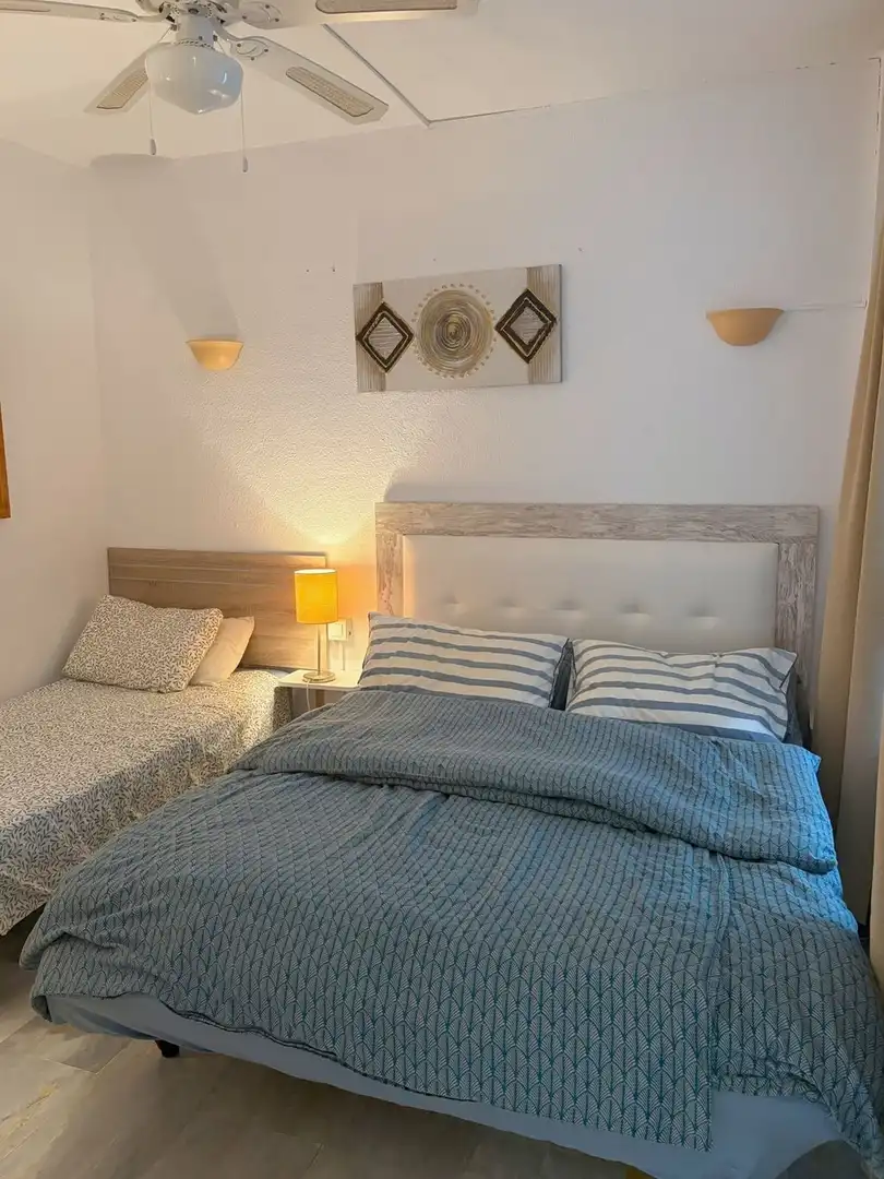 Schlafzimmer von Erdgeschoss zum Verkauf in Mijas mit Klimaanlage, Terrasse und Möbliert