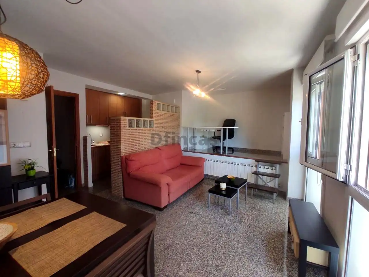 Sala de estar de Apartamento de alquiler en Teruel con Calefacción, Terraza y Trastero