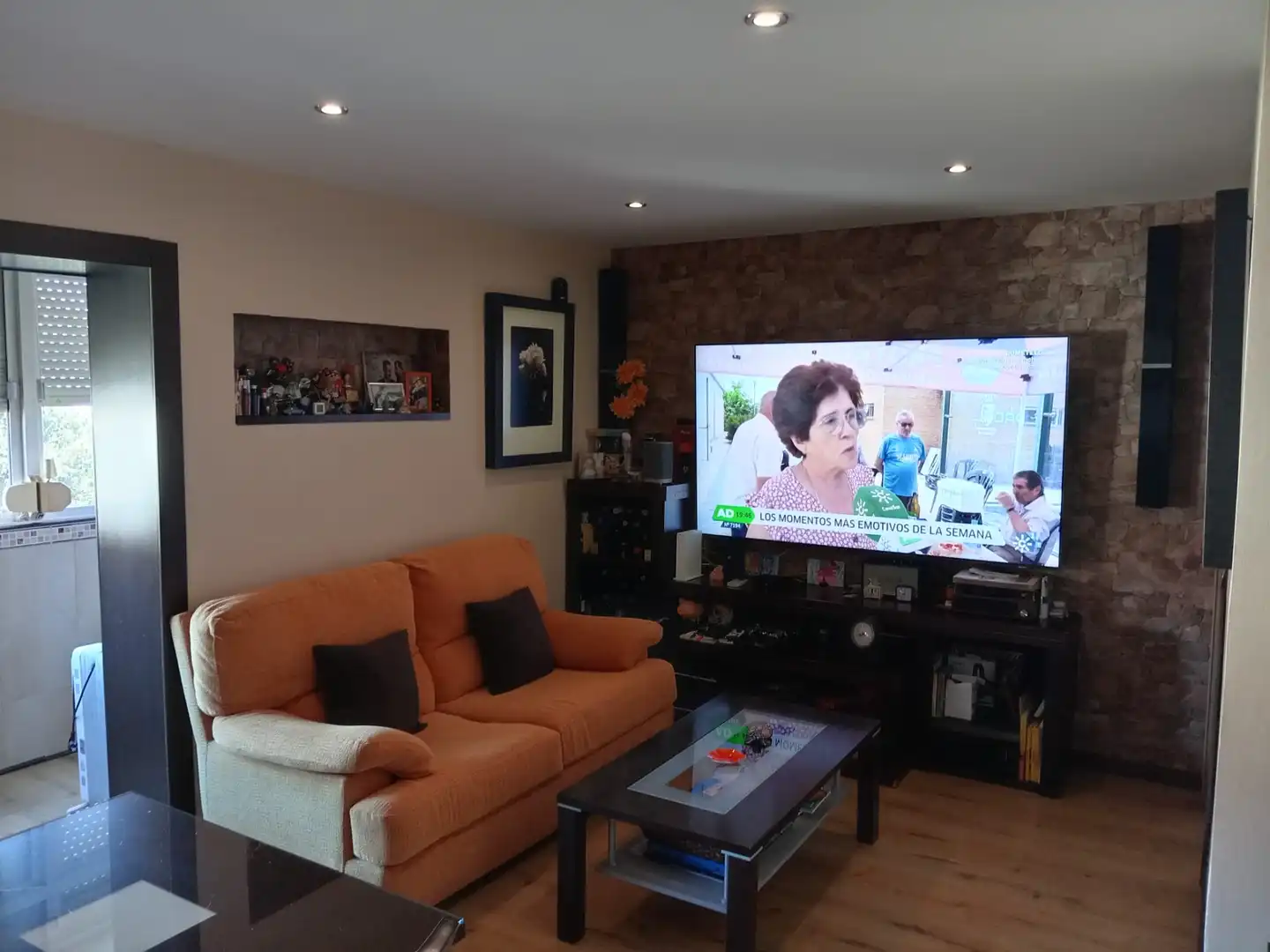 Living room of Flat for sale in Huelva  with Furnished