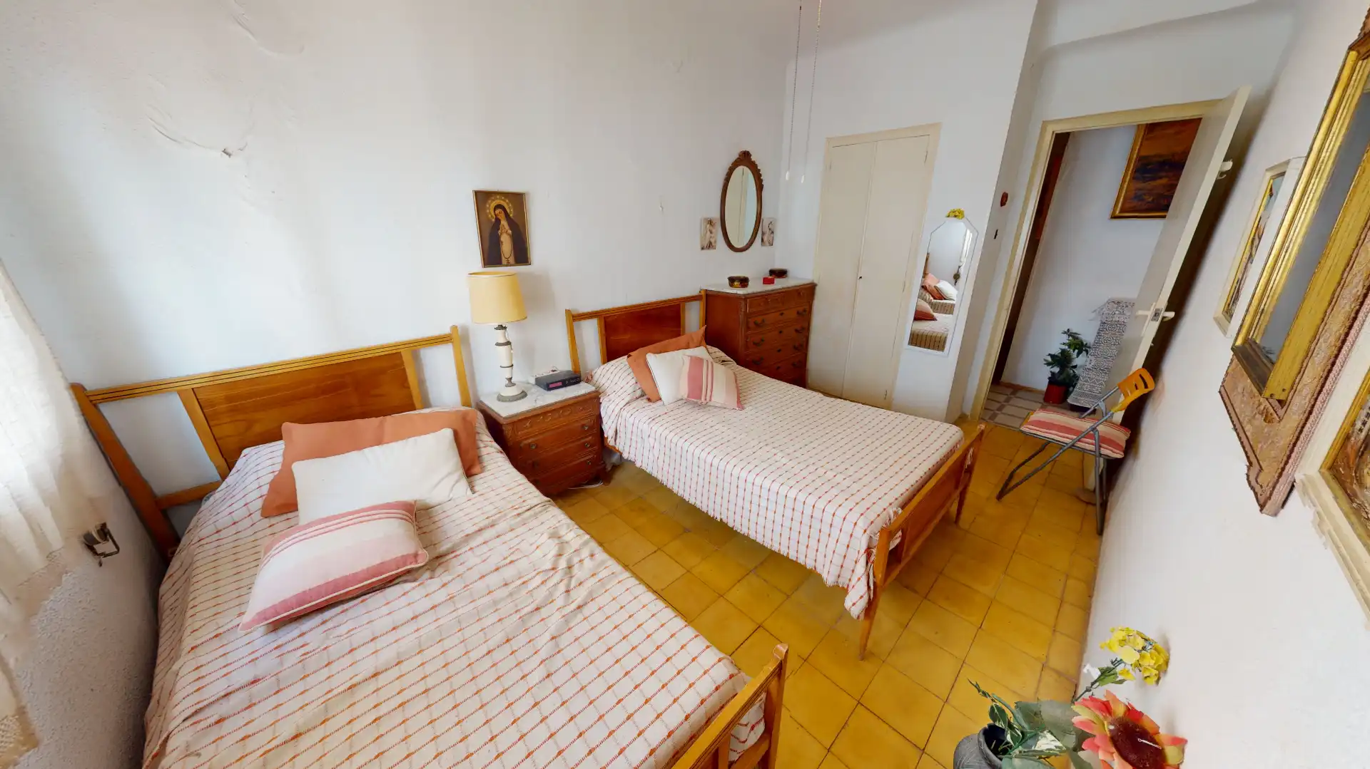 Schlafzimmer von Wohnung zum Verkauf in El Campello mit Möbliert, Ofen und Waschmaschine