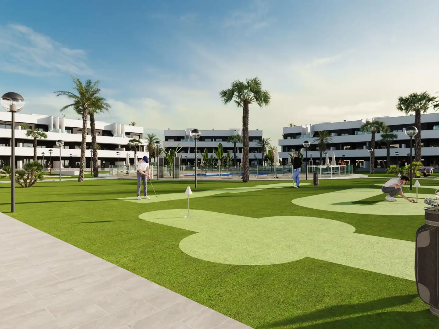 Vista exterior de Apartament en venda en Guardamar del Segura amb Aire condicionat, Jardí privat i Terrassa