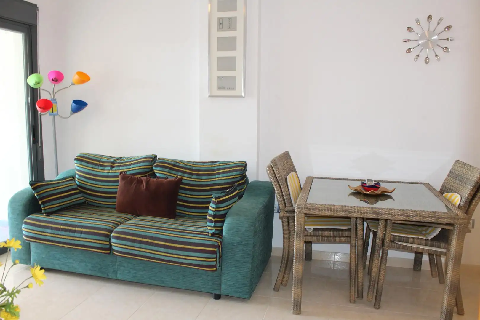 Living room of Apartments for sale in Vícar  with Air Conditioner, Terrace and Swimming Pool