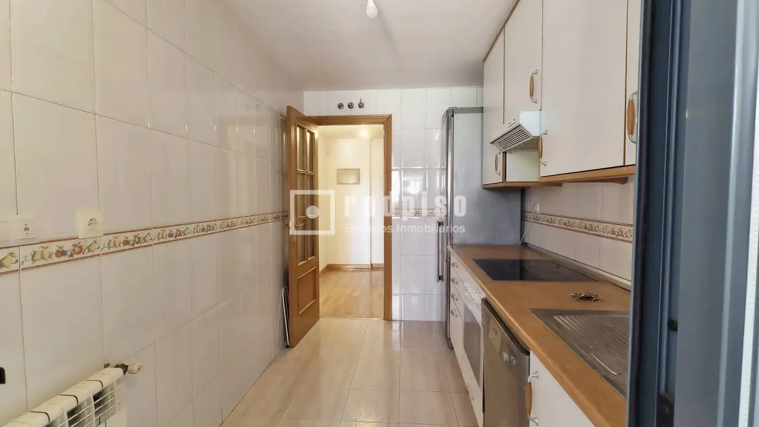 Kitchen of Flat for sale in Madrid  with Air Conditioner, Heating and Private garden