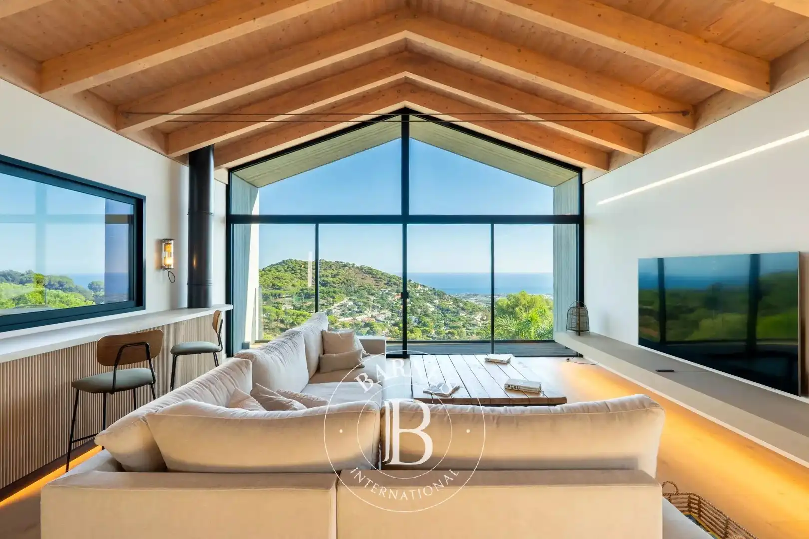 Sala de estar de Casa o chalet en venta en Cabrils, Barcelona