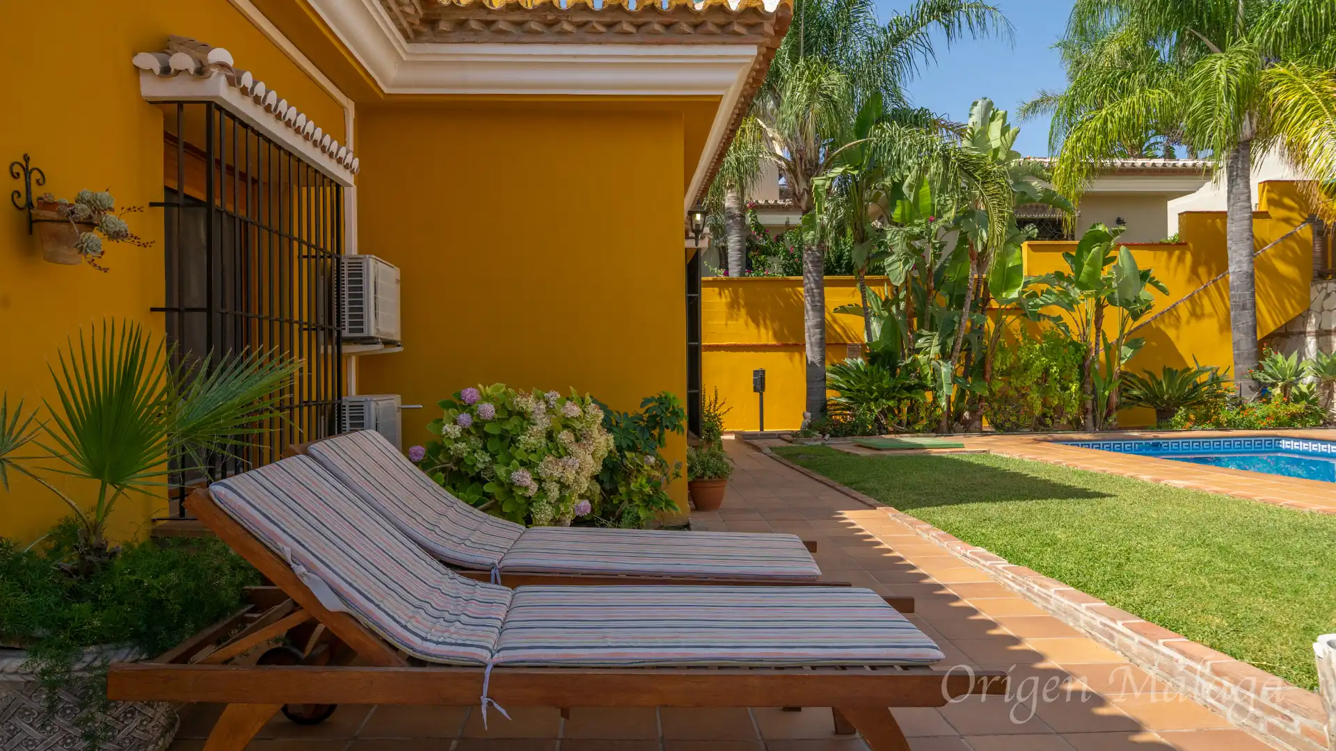 Jardín de Casa o chalet en venta en Alhaurín de la Torre con Aire acondicionado, Calefacción y Jardín privado
