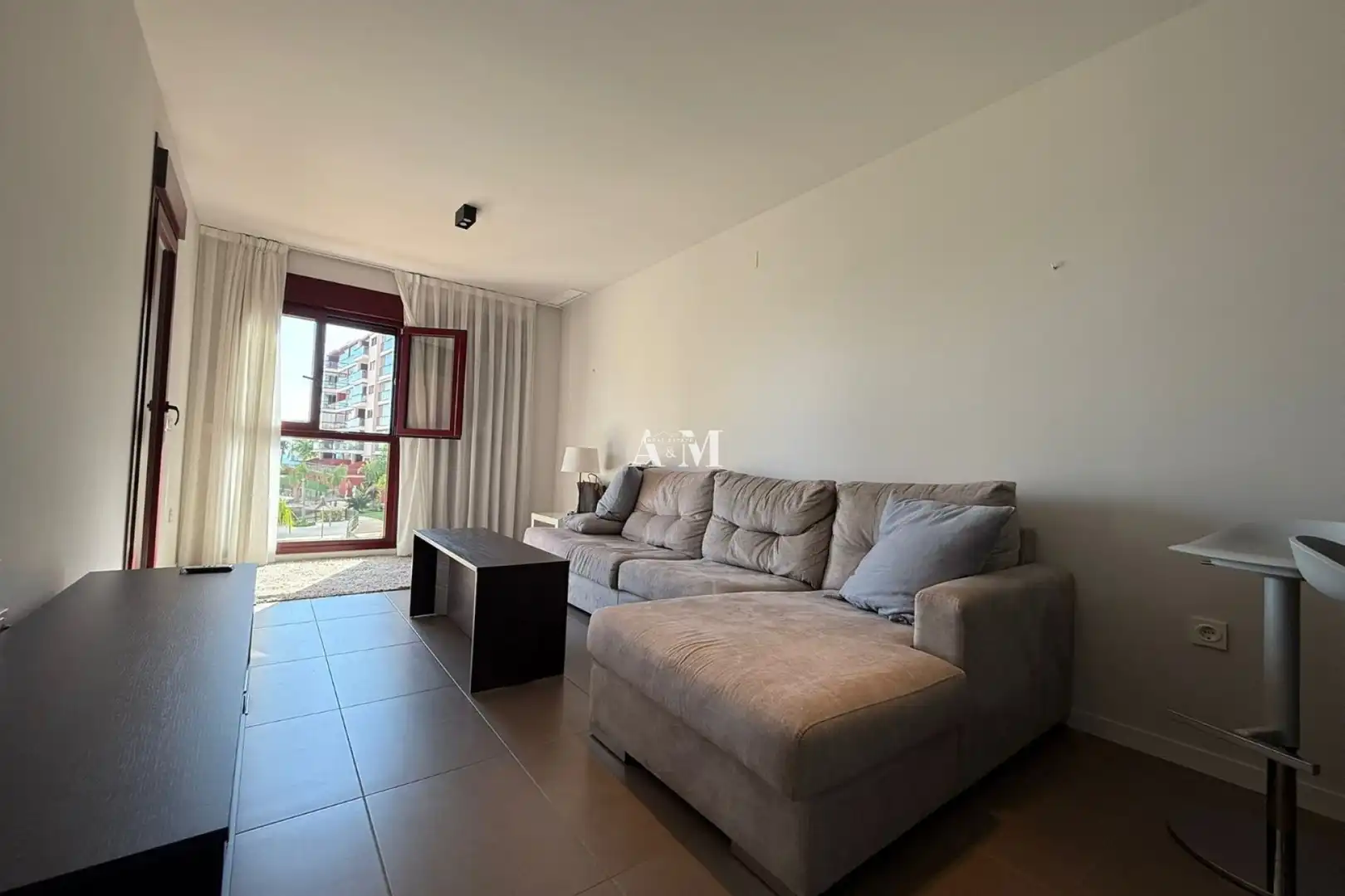 Living room of Flat for rent in Pilar de la Horadada  with Air Conditioner, Heating and Swimming Pool