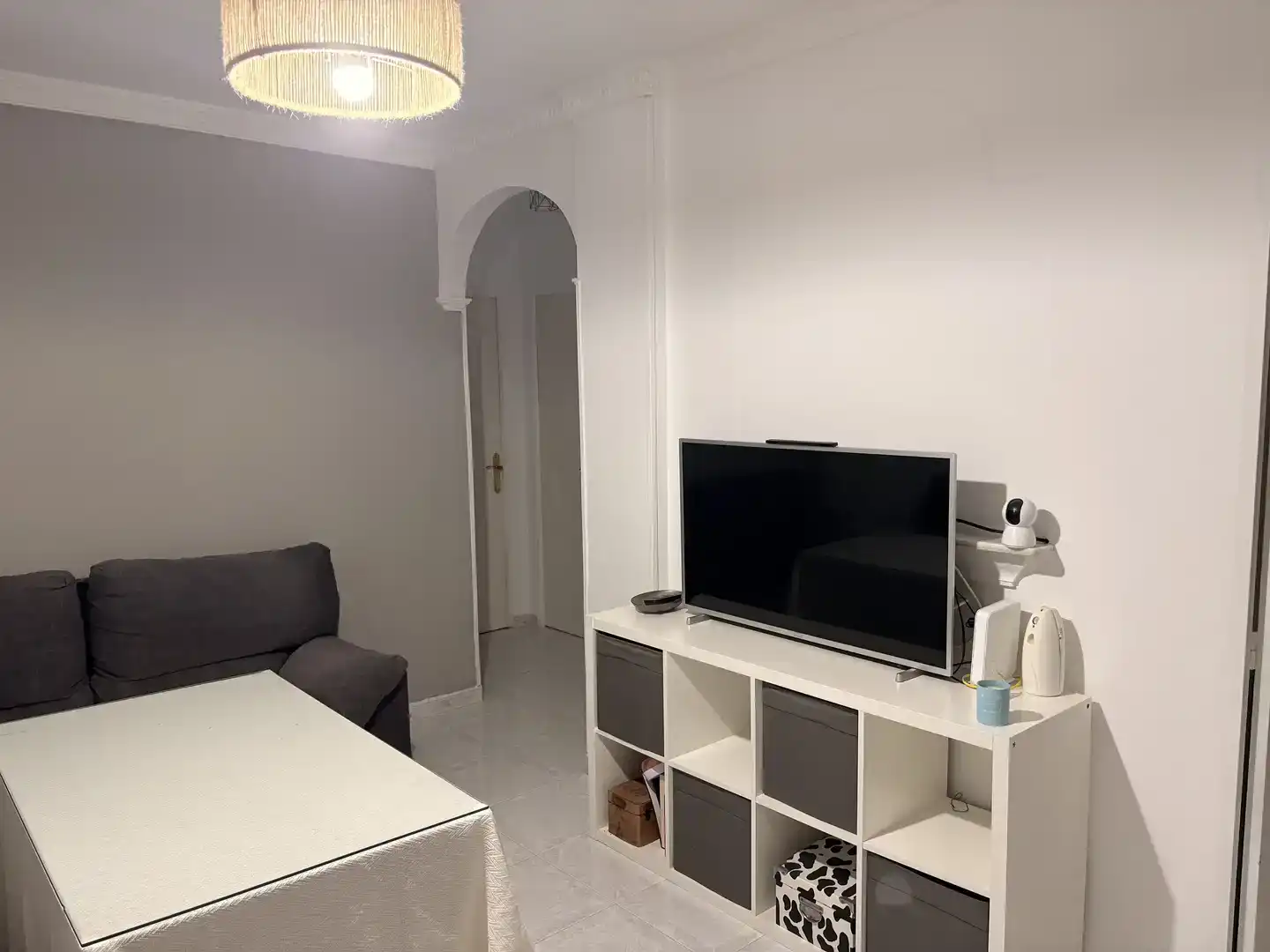 Sala de estar de Piso para compartir en Zafra con Aire acondicionado y Amueblado