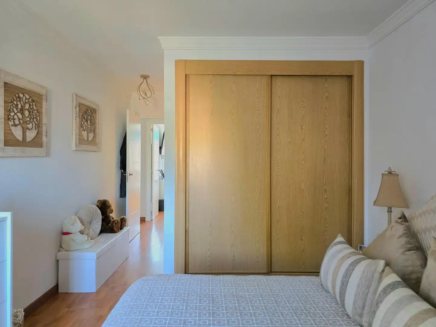 Schlafzimmer von Wohnung zum Verkauf in Torremolinos mit Klimaanlage, Parkett und Terrasse