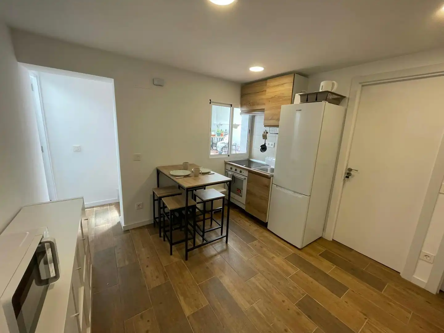 Kitchen of Flat for rent in Alcorcón  with Heating, Furnished and Washing machine