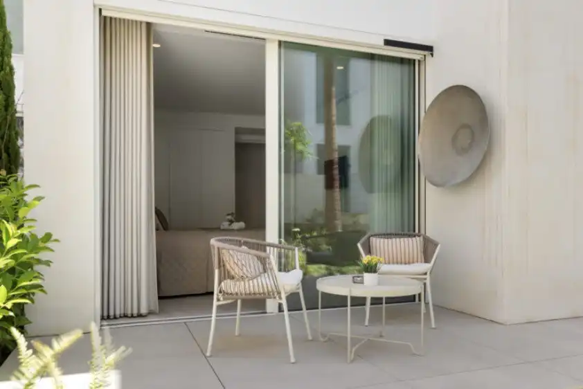 Terraza de Apartamento en venta en Marbella con Aire acondicionado, Terraza y Piscina