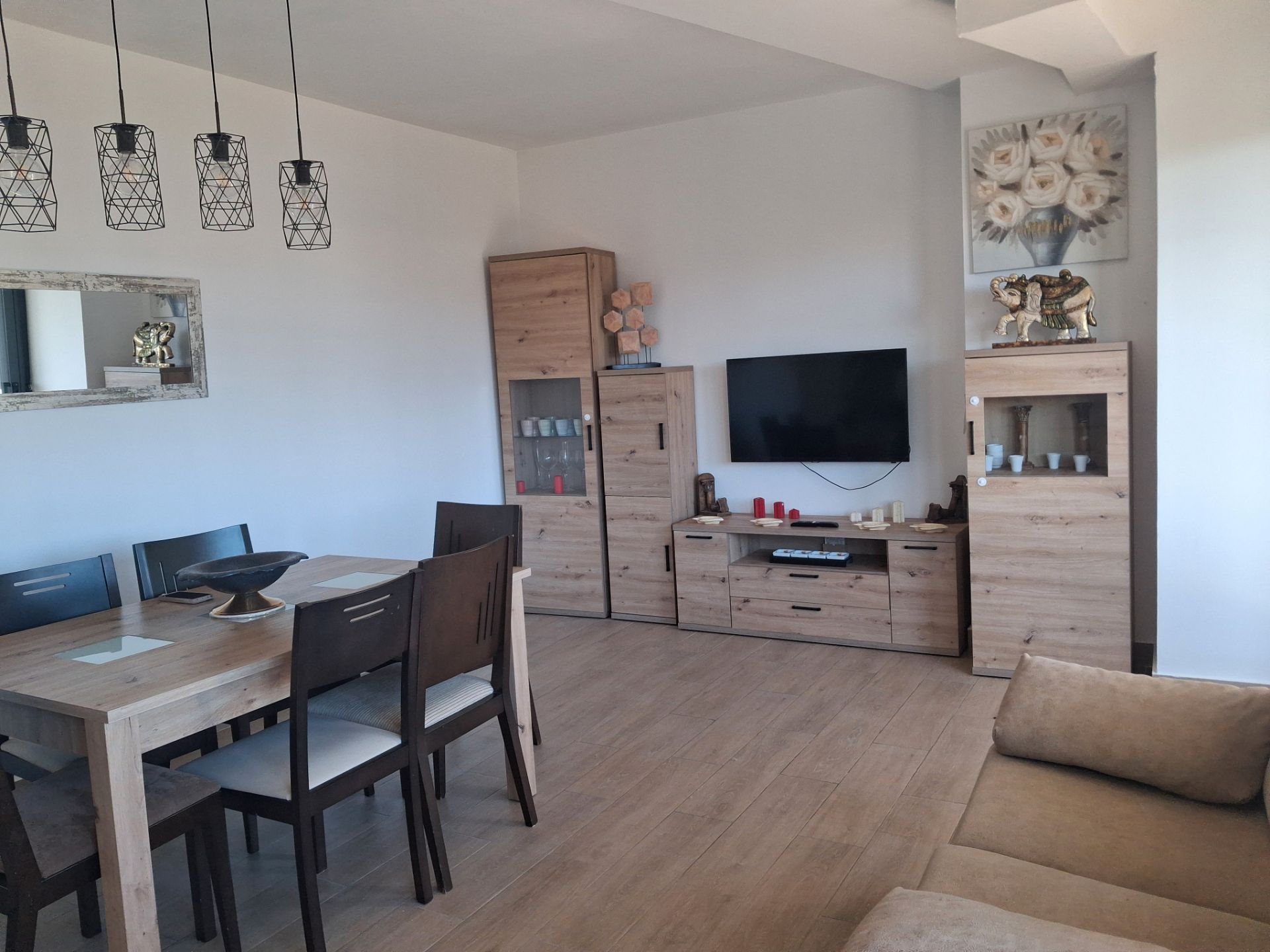 Sala d'estar de Pis de lloguer en Peñíscola / Peníscola amb Aire condicionat i Moblat