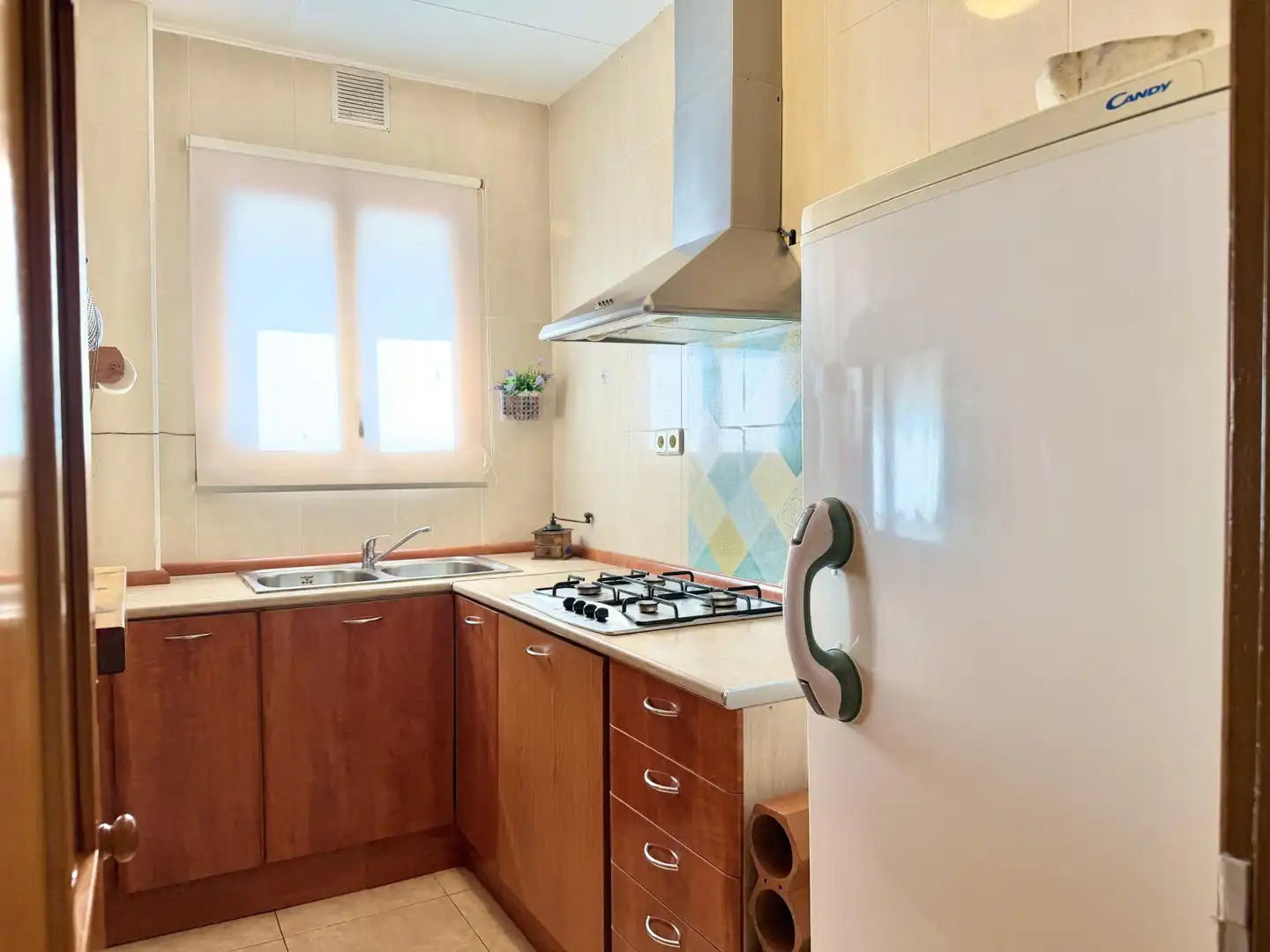 Kitchen of Flat for sale in Guardiola de Berguedà  with Heating, Furnished and TV