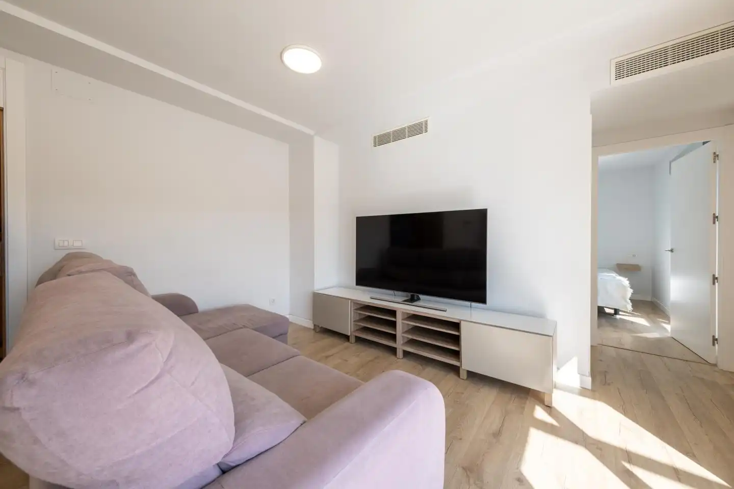 Sala de estar de Ático de alquiler en Las Palmas de Gran Canaria