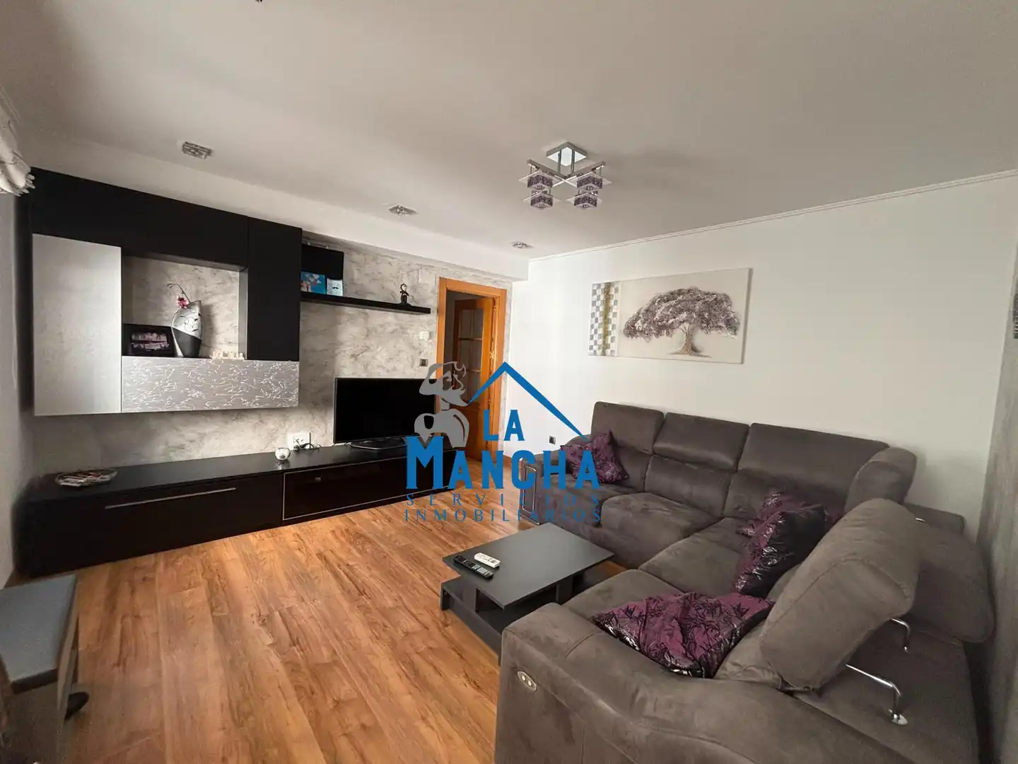 Living room of Flat for sale in Albacete  with Air Conditioner, Heating and Furnished