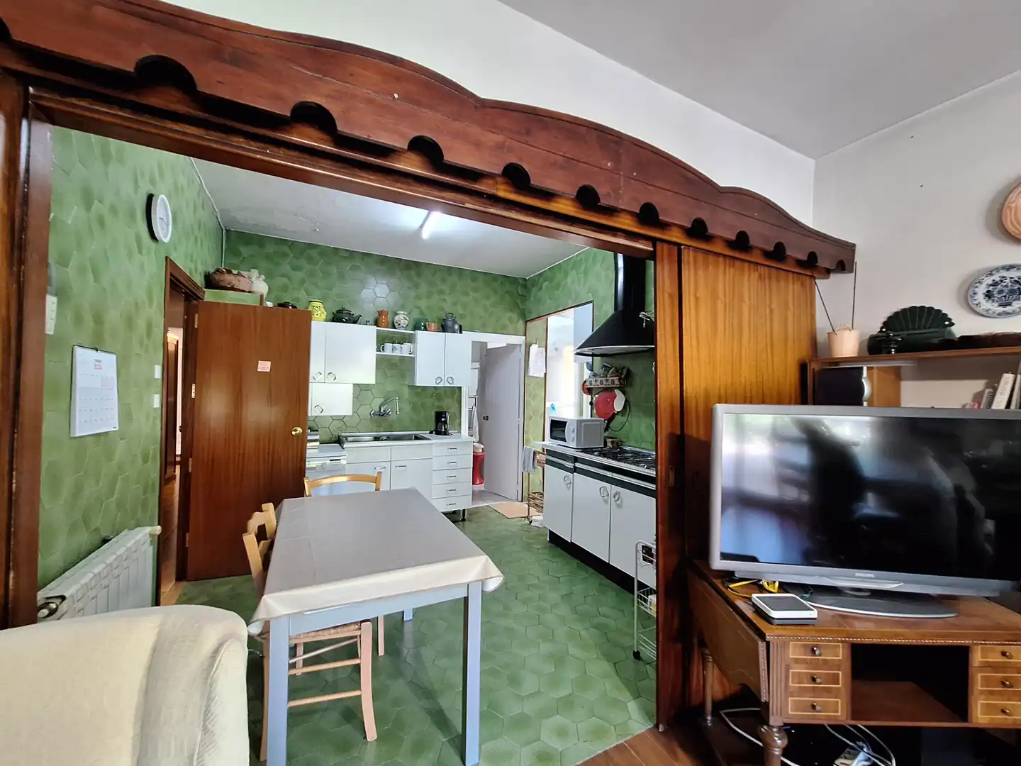 Cocina de Casa o chalet en venta en Madrid con Calefacción, Jardín privado y Parquet