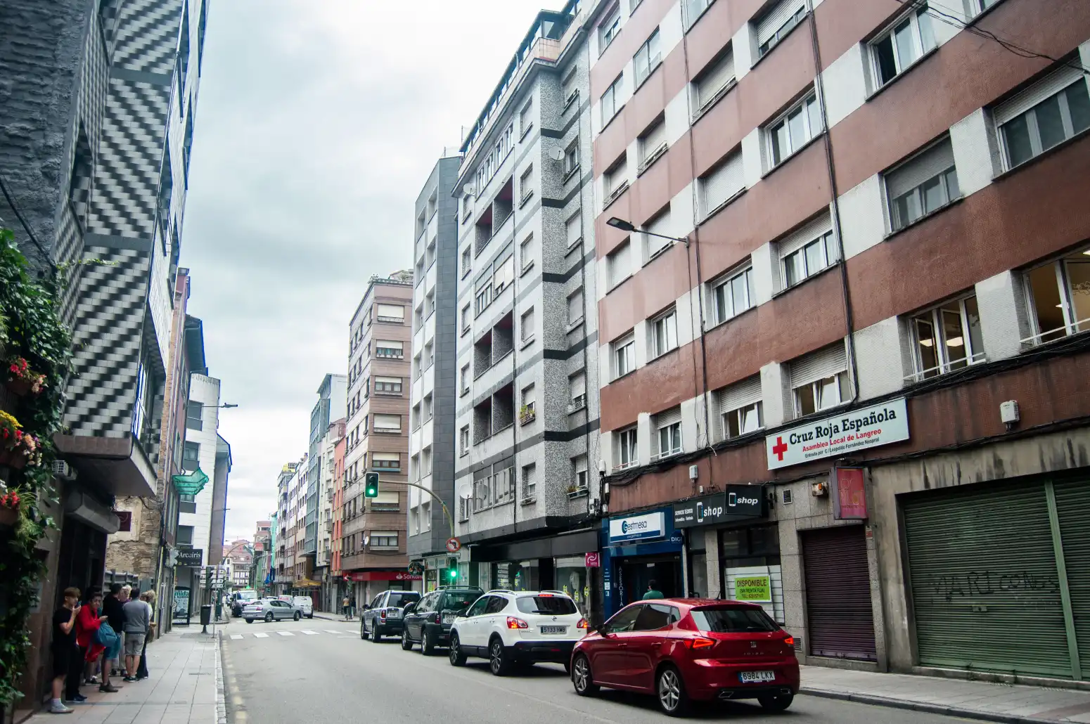 Vista exterior de Piso en venta en Langreo con Calefacción, Terraza y Trastero