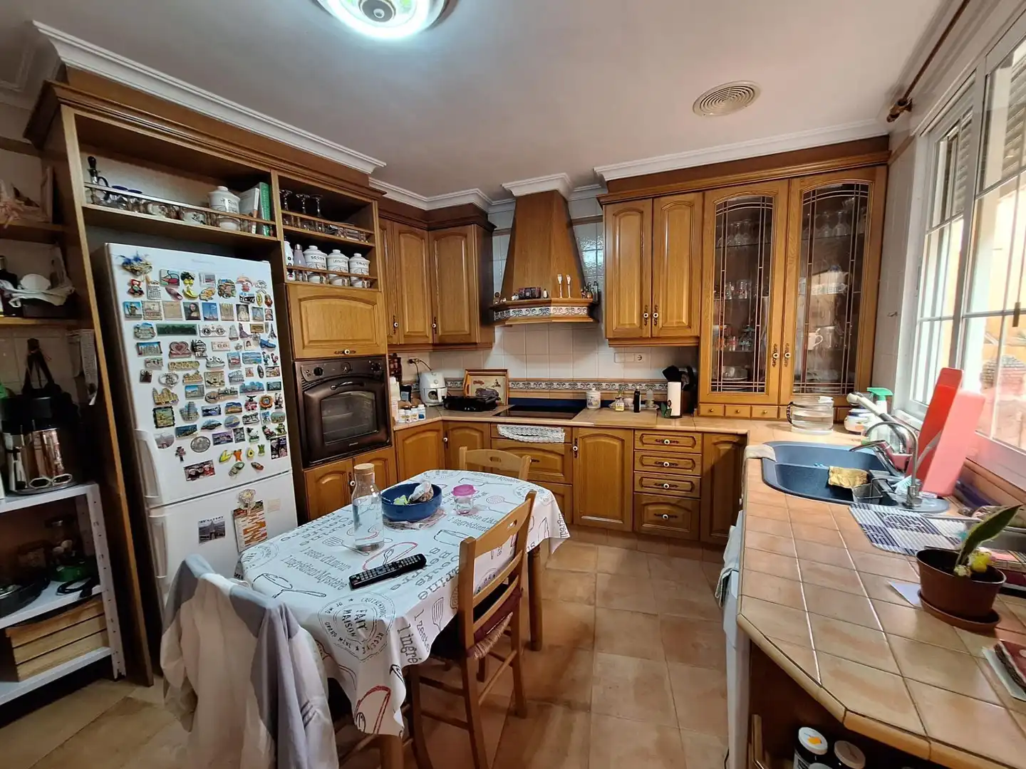Cocina de Casa o chalet en venta en Algueña con Aire acondicionado, Calefacción y Terraza