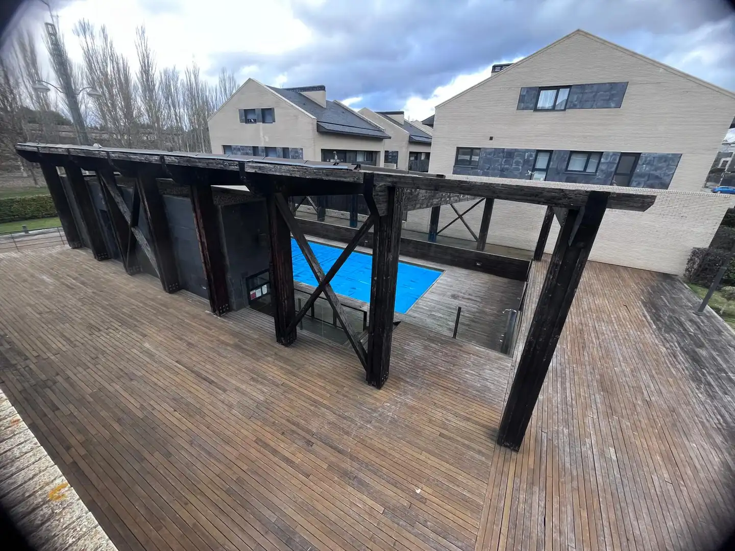 Swimming pool of Houses for sale in Burgos  with Heating, Private garden and Furnished
