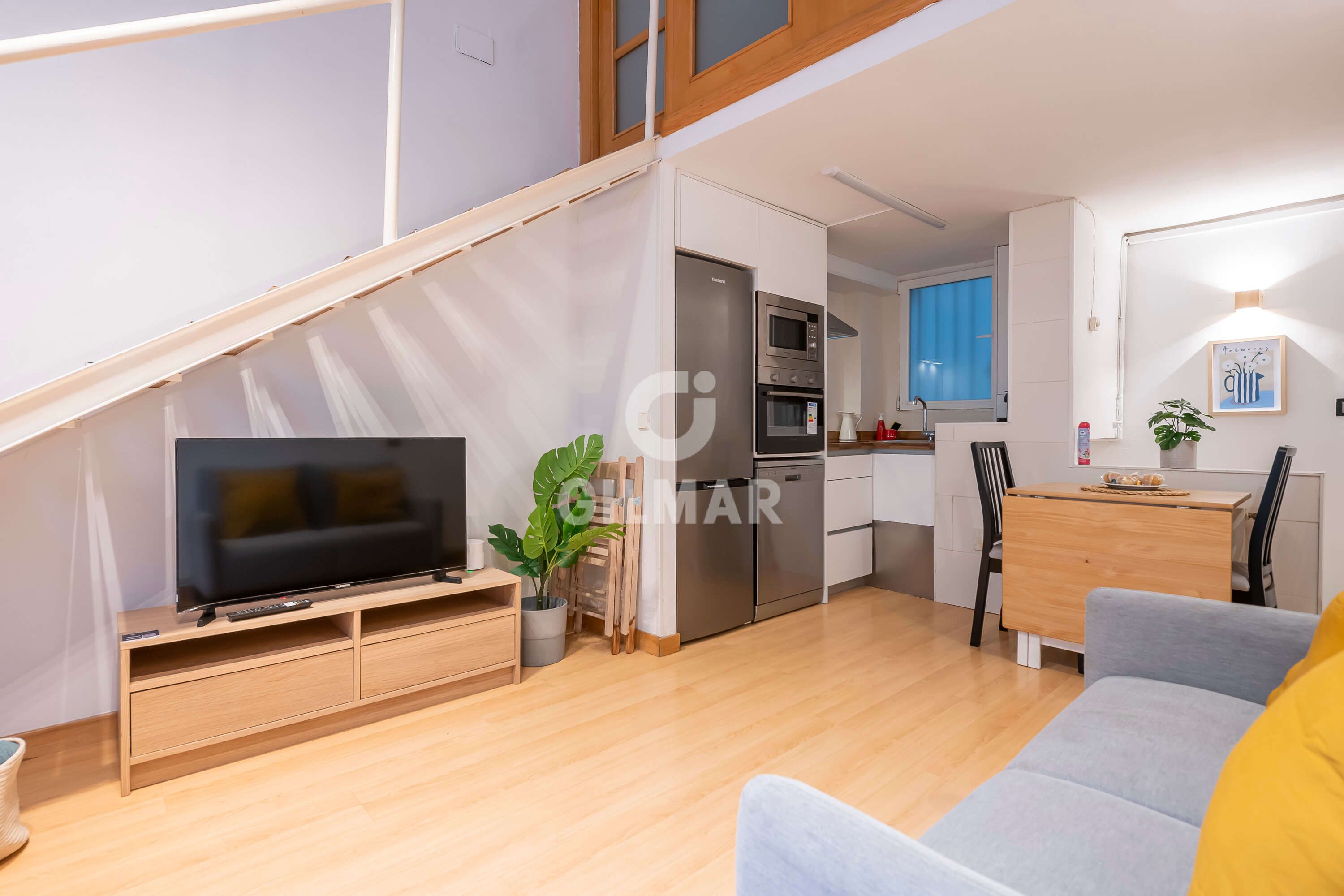 Sala de estar de Apartamento en venta en  Madrid Capital con Calefacción