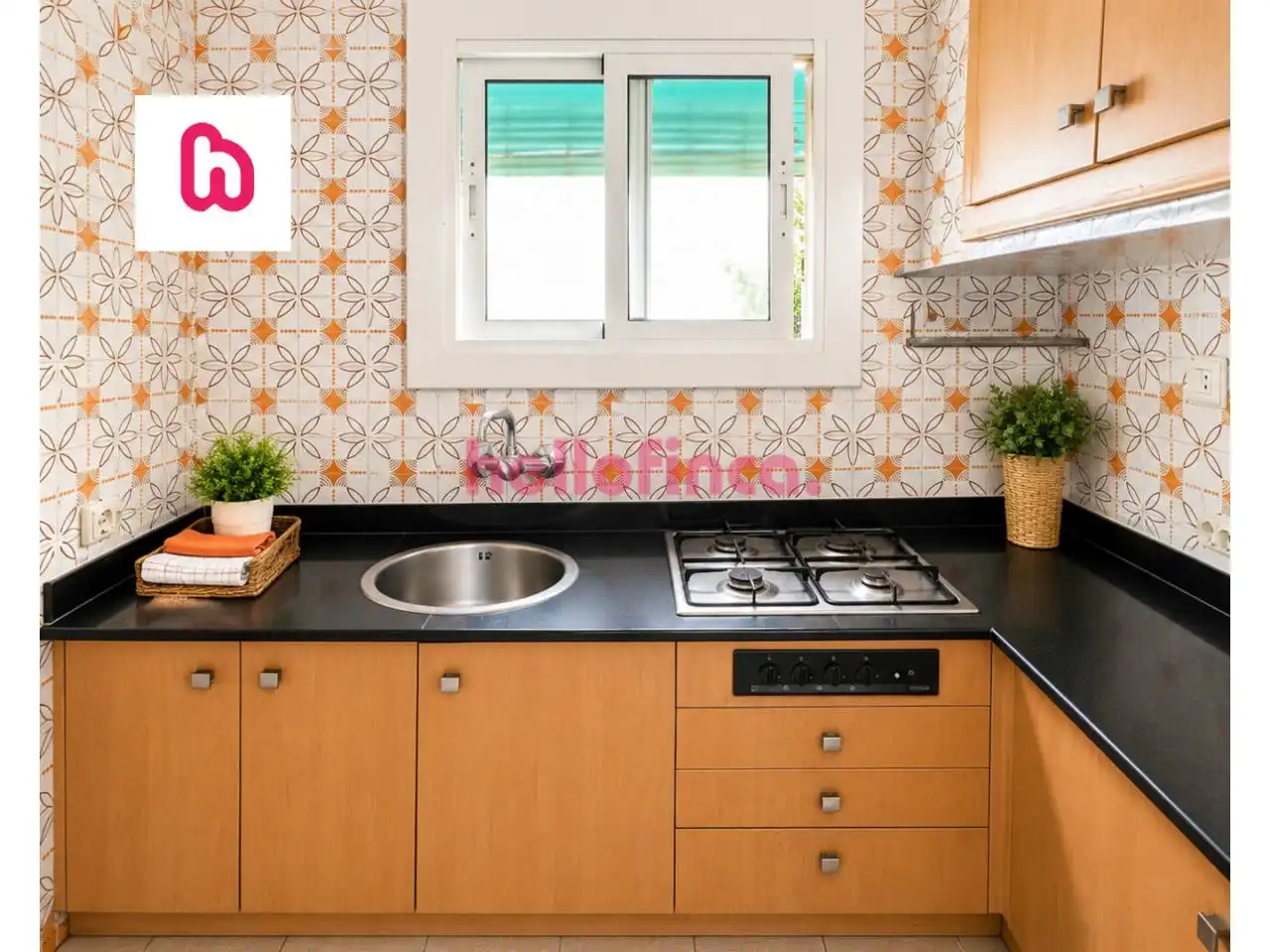 Kitchen of Flat for sale in Barcelona  with Heating, Balcony and Alarm
