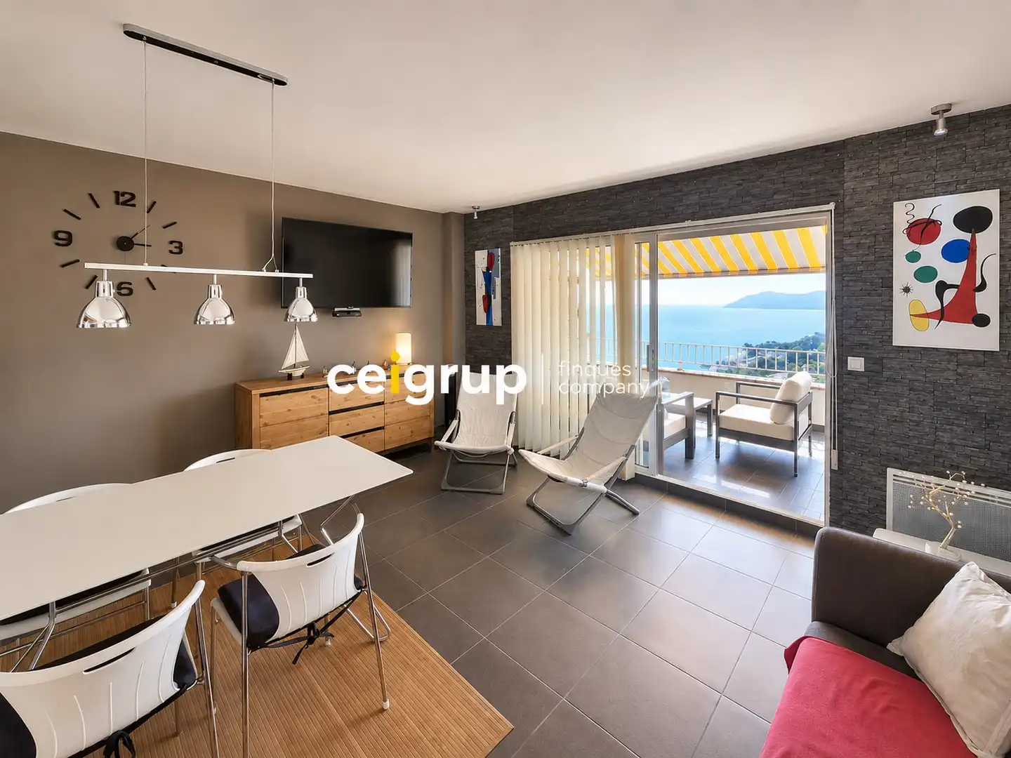 Living room of Flat for sale in Llançà  with Heating, Terrace and Storage room