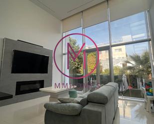 Living room of Single-family semi-detached for sale in Dénia  with Air Conditioner, Private garden and Terrace
