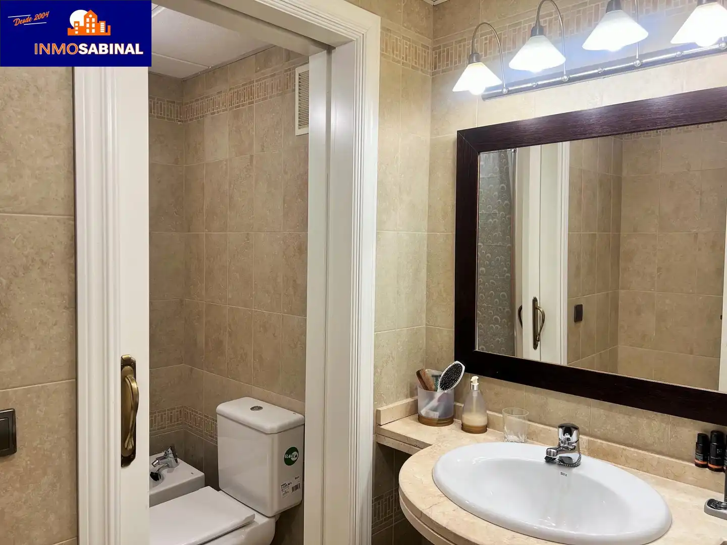 Baño de Apartamento en venta en Vícar con Aire acondicionado, Calefacción y Jardín privado
