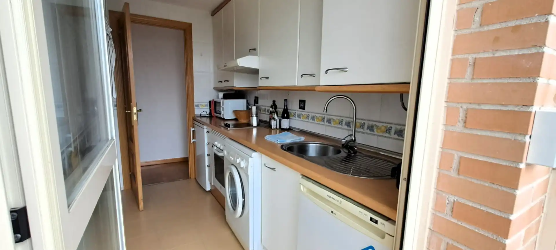 Kitchen of Flat for sale in Madrid  with Air Conditioner, Heating and Terrace