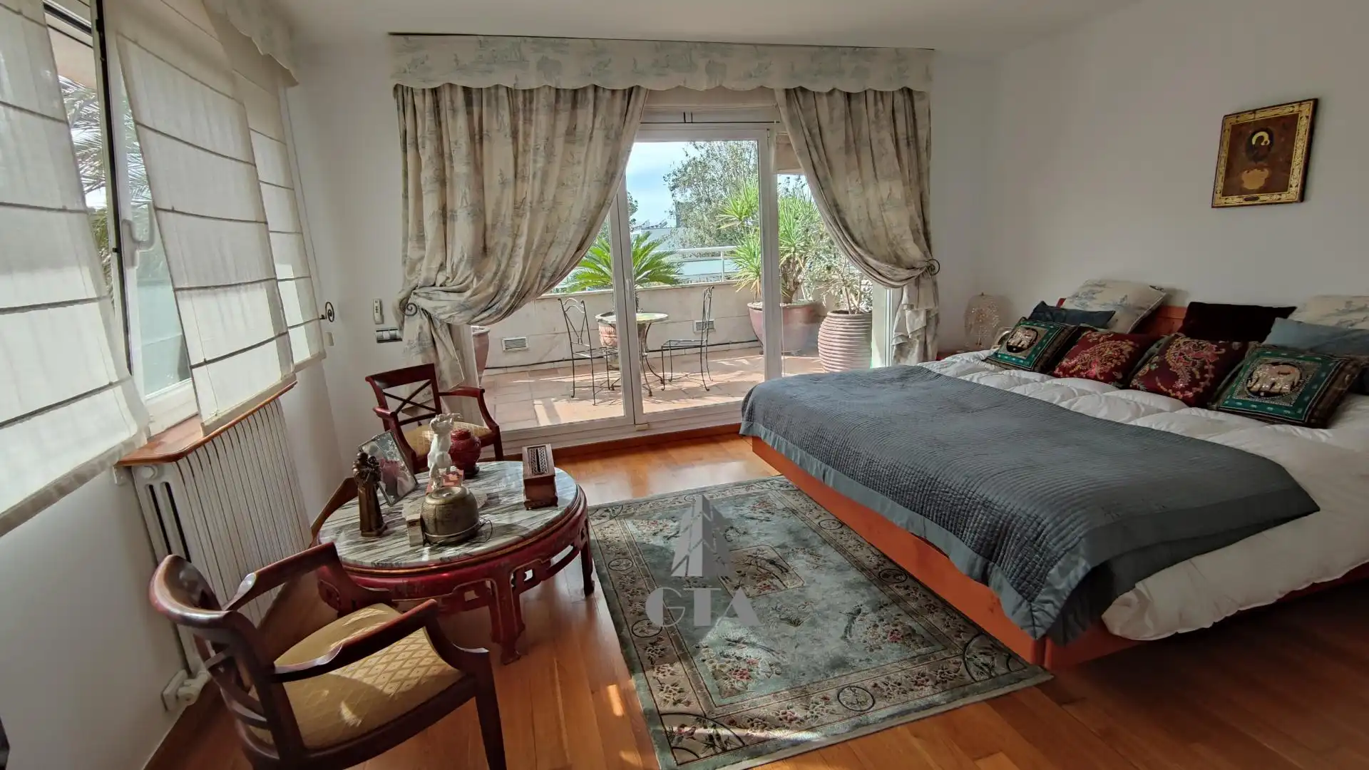 Bedroom of Houses for sale in Sant Cugat del Vallès  with Heating, Private garden and Terrace