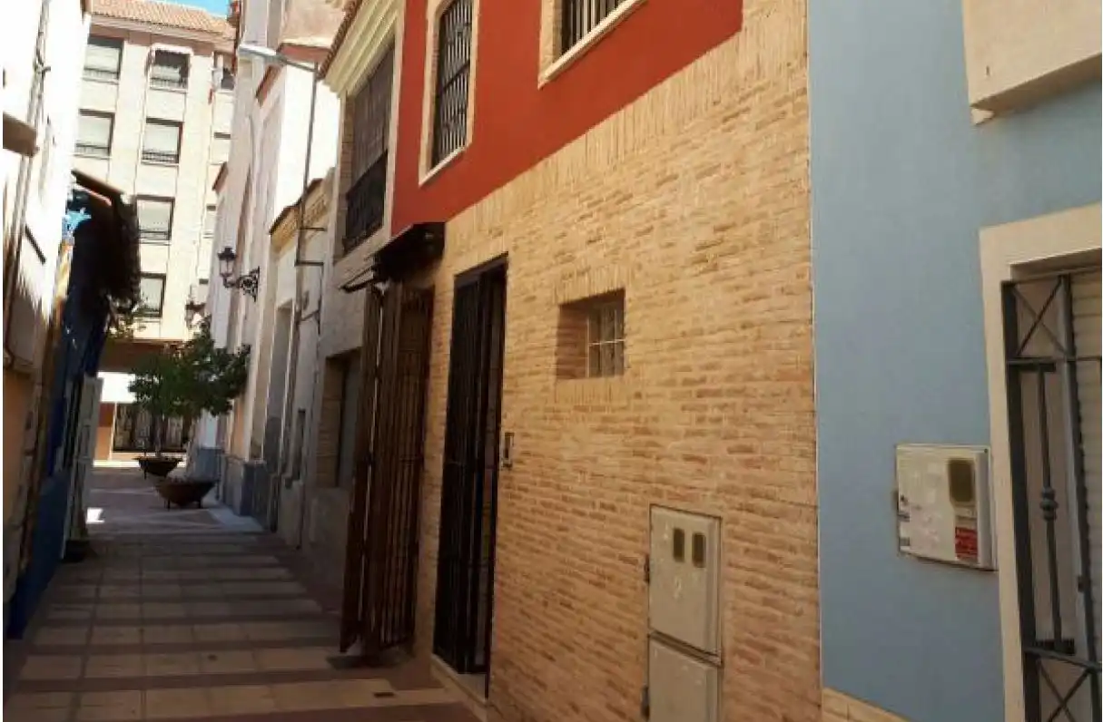 Vista exterior de Casa adosada en venda en Murcia