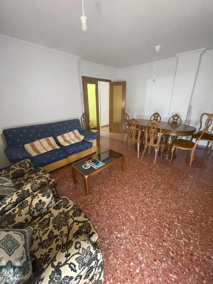 Living room of Flat for sale in Fraga  with Furnished