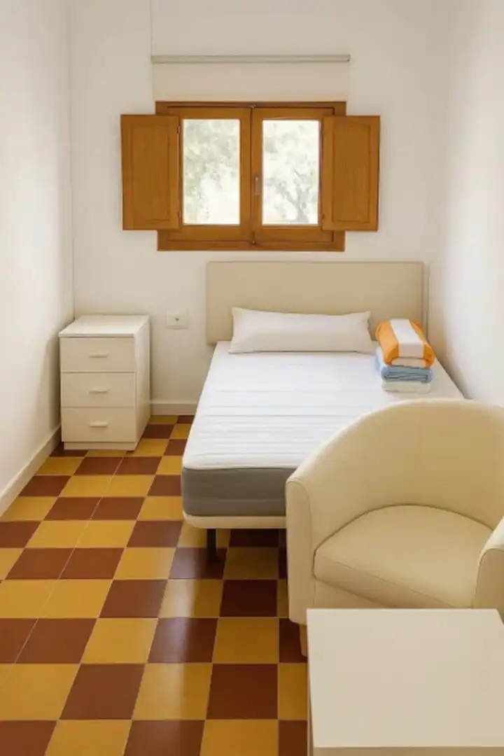 Habitación de Estudio de alquiler en Xàtiva con Aire acondicionado, Amueblado y Horno