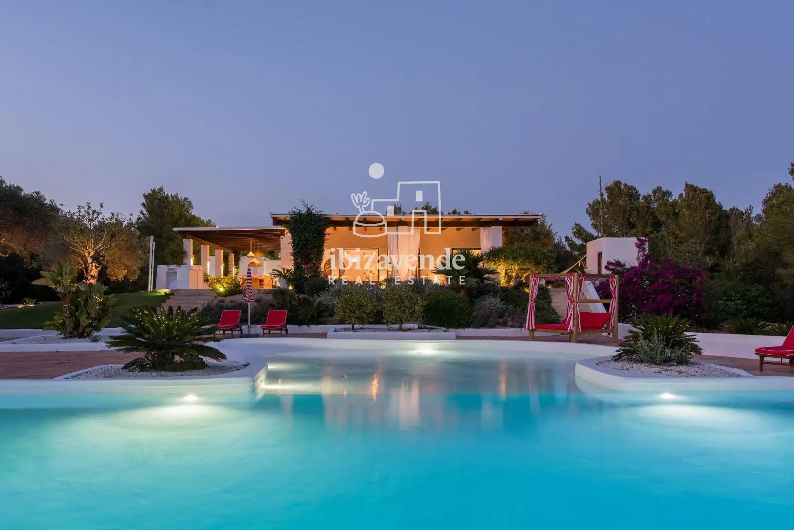 Jardín de Casa o chalet de alquiler en Santa Eulària des Riu con Aire acondicionado, Calefacción y Terraza