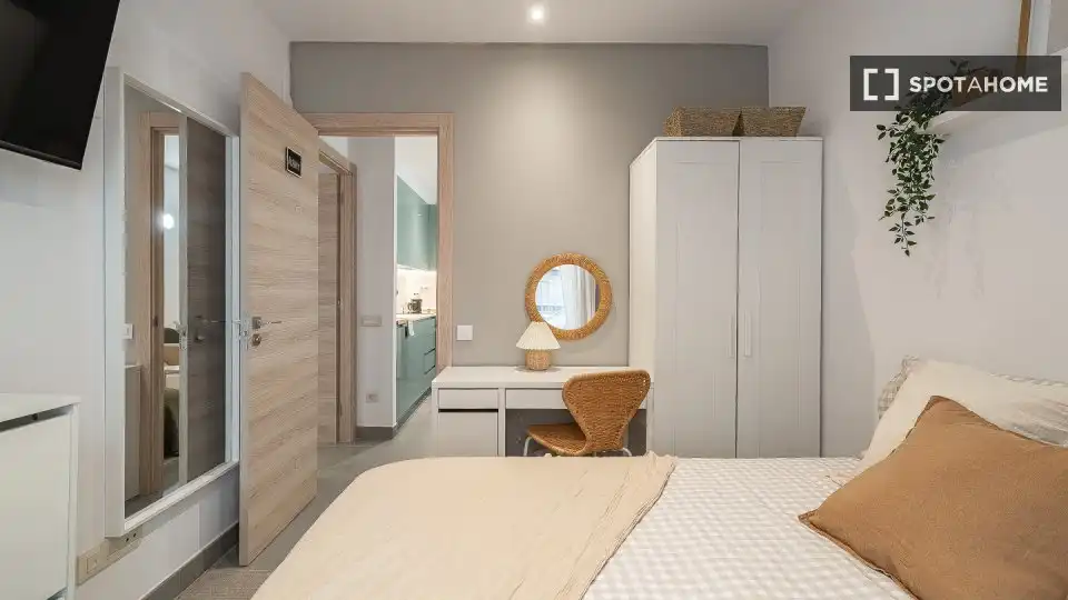 Habitación de Piso para compartir en Barcelona con Aire acondicionado, Calefacción y Terraza