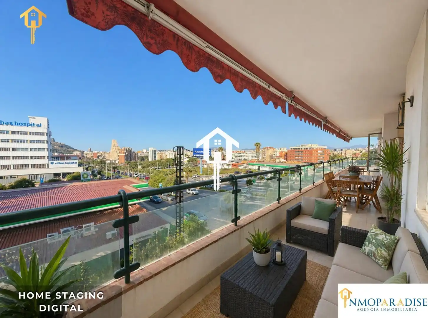 Vista exterior de Pis en venda en Alicante / Alacant amb Aire condicionat, Jardí privat i Terrassa