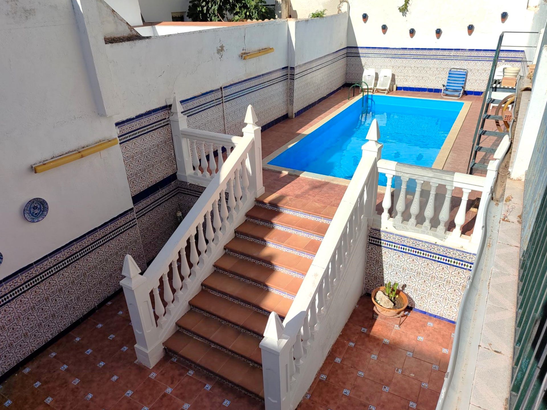 Swimming pool of Single-family semi-detached for sale in Mancha Real  with Private garden, Terrace and Swimming Pool