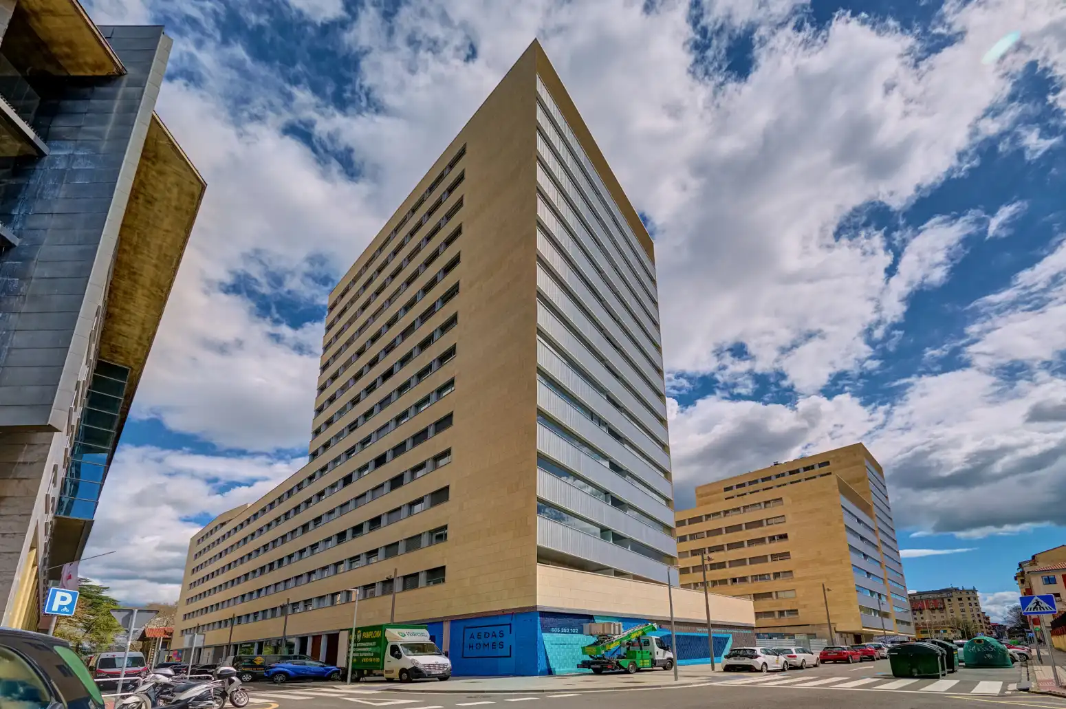 Exterior view of Flat for sale in  Pamplona / Iruña  with Heating, Terrace and Storage room