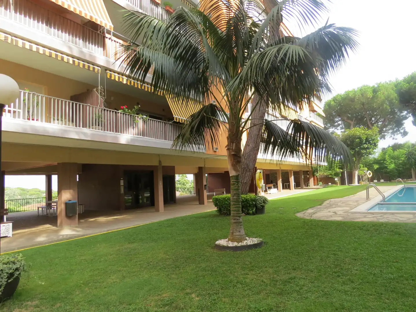 Außenansicht von Wohnung zur Miete in Sant Andreu de Llavaneres mit Klimaanlage, Heizung und Parkett