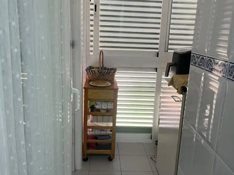 Kitchen of Flat for sale in  Madrid Capital  with Air Conditioner