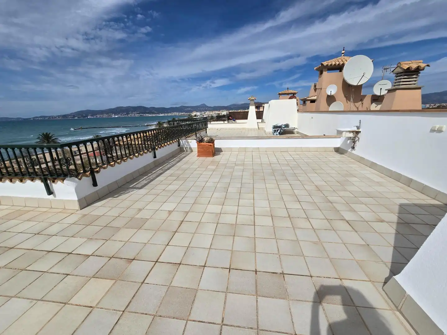 Terrassa de Pis de lloguer en  Palma de Mallorca amb Calefacció, Parquet i Terrassa