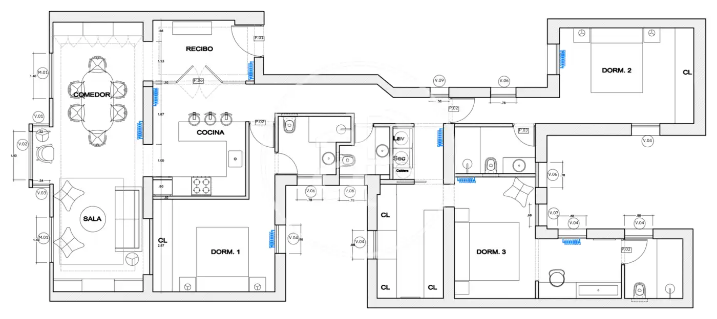 Appartamento con terrazza in vendita a Barrio de Salamanca, imagen 9