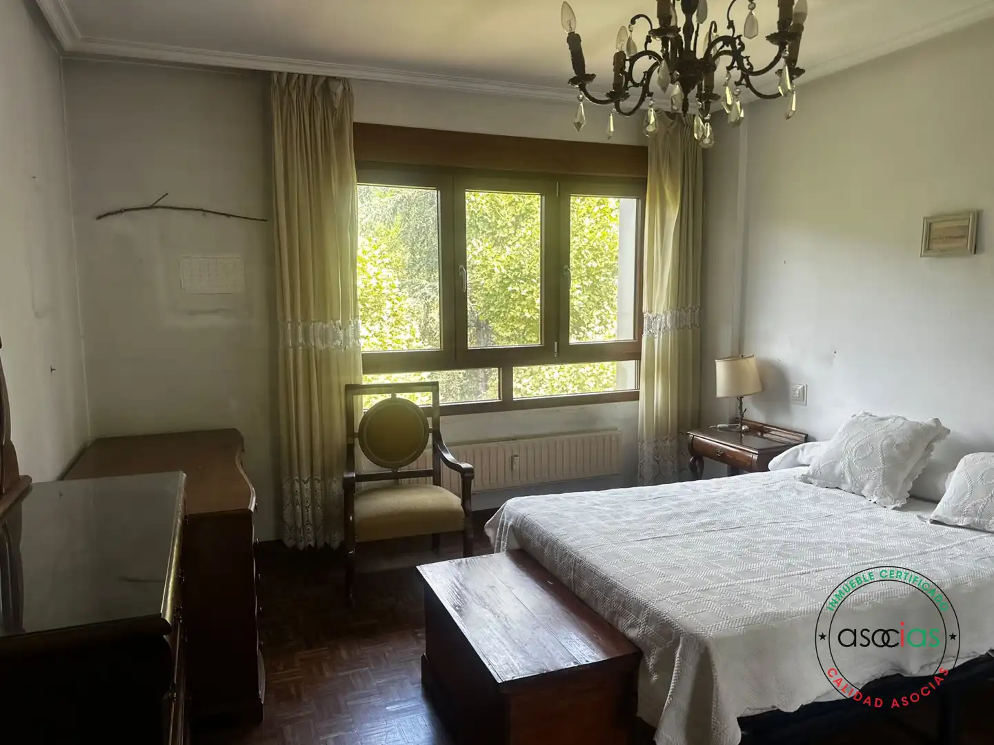 Schlafzimmer von Wohnung zum Verkauf in Langreo mit Heizung, Abstellraum und Balkon