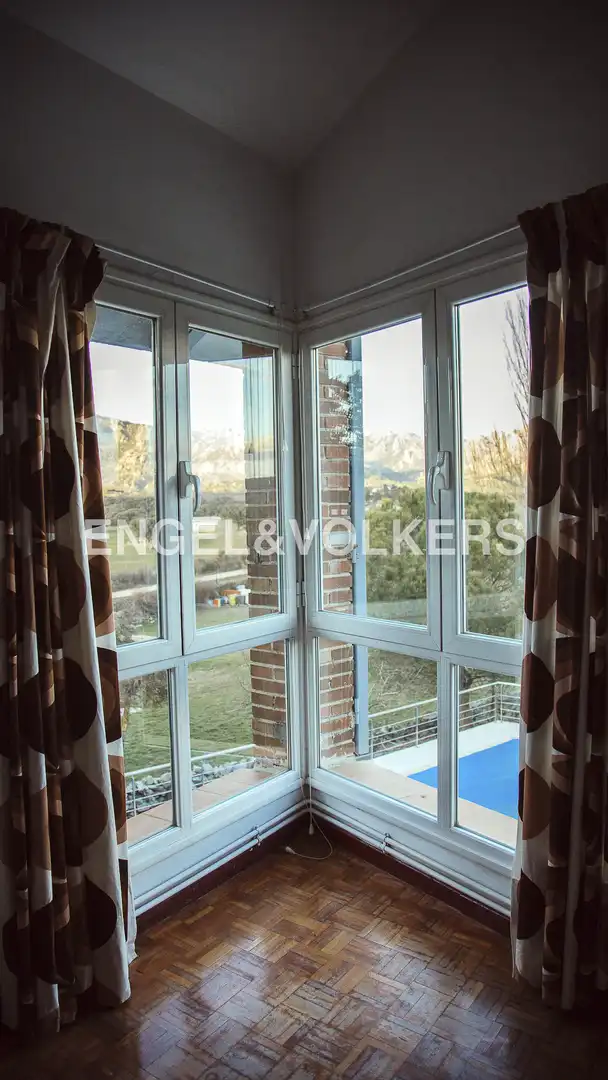 Balcony of Houses for rent in El Boalo - Cerceda – Mataelpino  with Air Conditioner, Heating and Private garden
