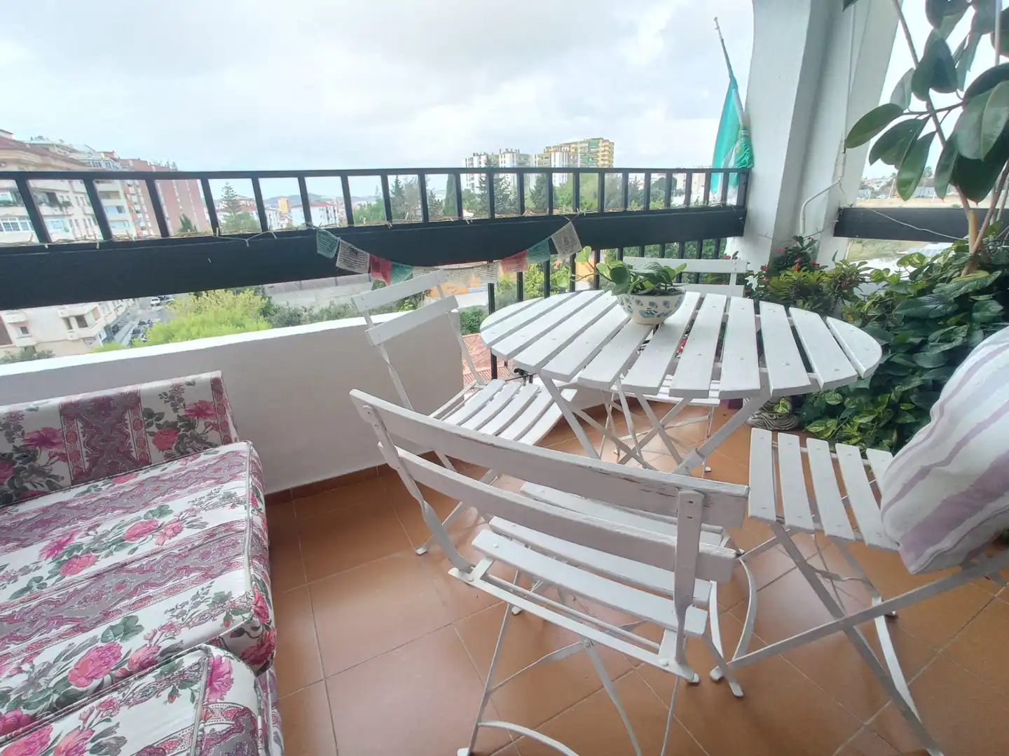 Terrasse von Wohnung zur Miete in Fuengirola mit Klimaanlage, Terrasse und Möbliert