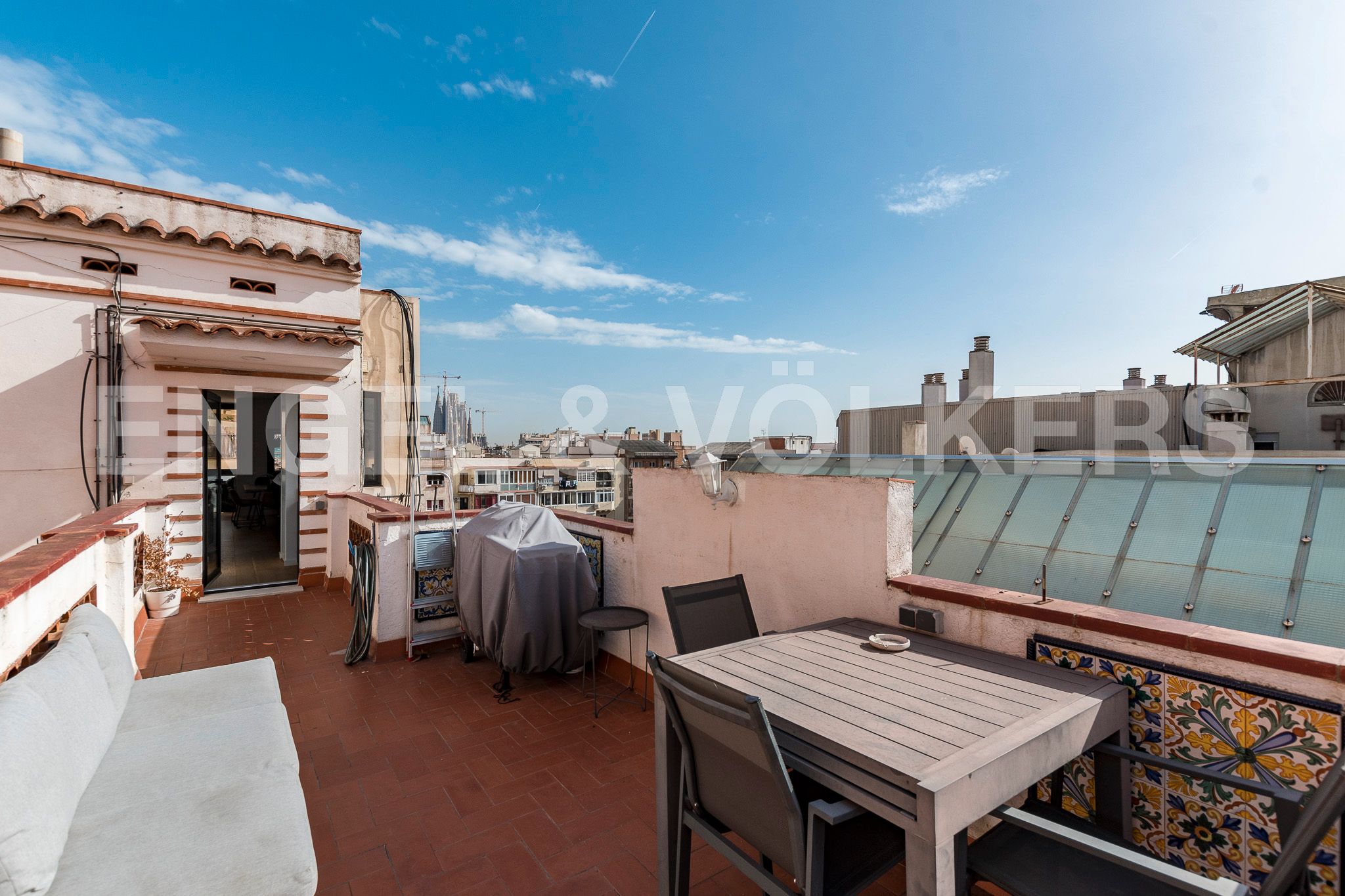 Terrace of Attic to rent in  Barcelona Capital  with Air Conditioner, Heating and Terrace