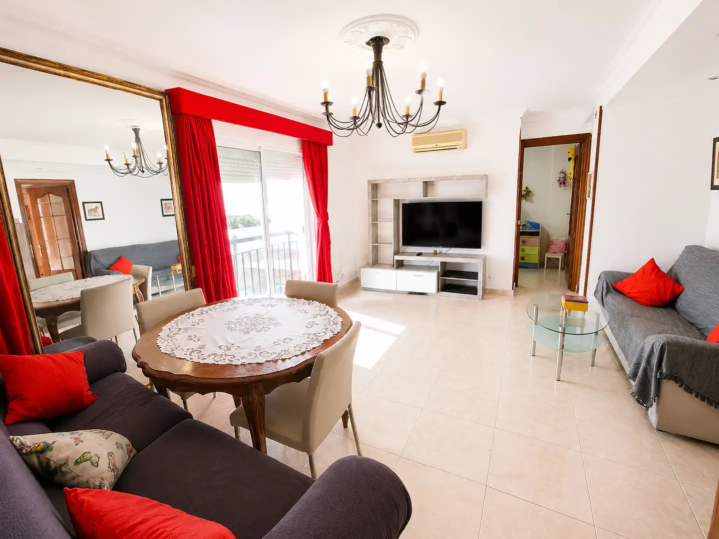 Sala de estar de Piso en venta en Torremolinos con Terraza