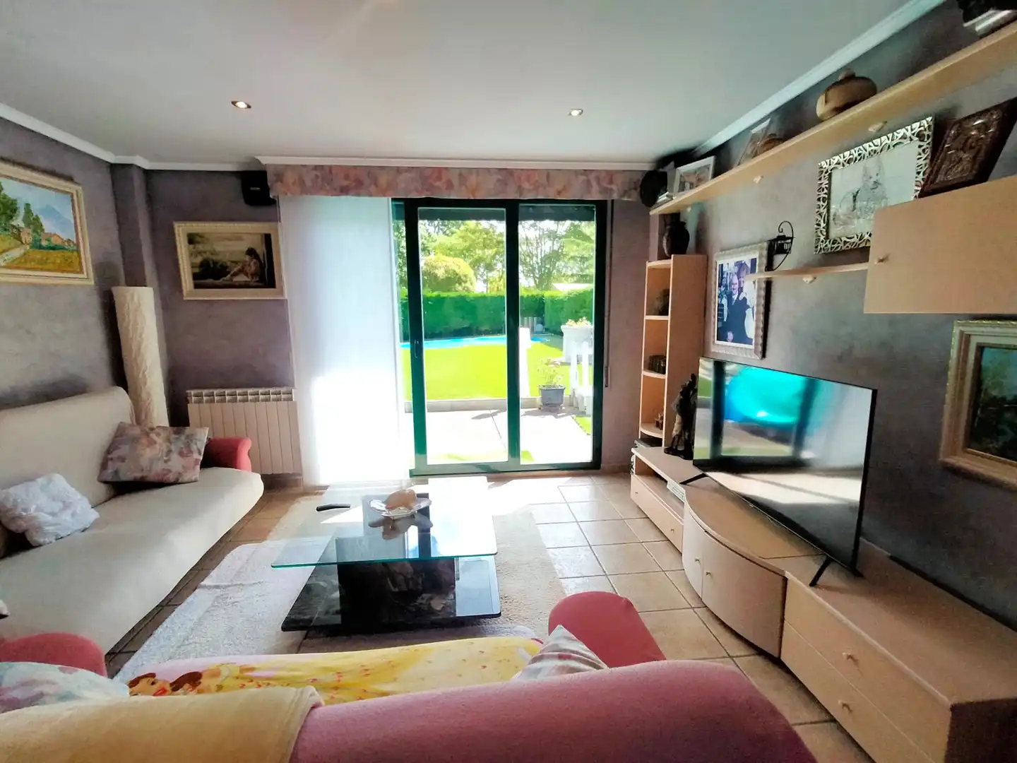 Sala de estar de Casa o chalet en venta en Ollauri con Calefacción, Jardín privado y Terraza