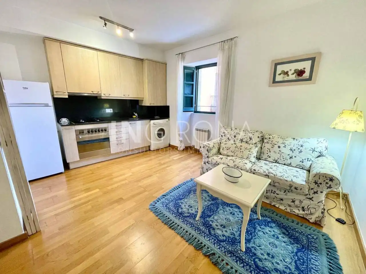 Wohnzimmer von Wohnung zur Miete in Girona mit Heizung und Möbliert