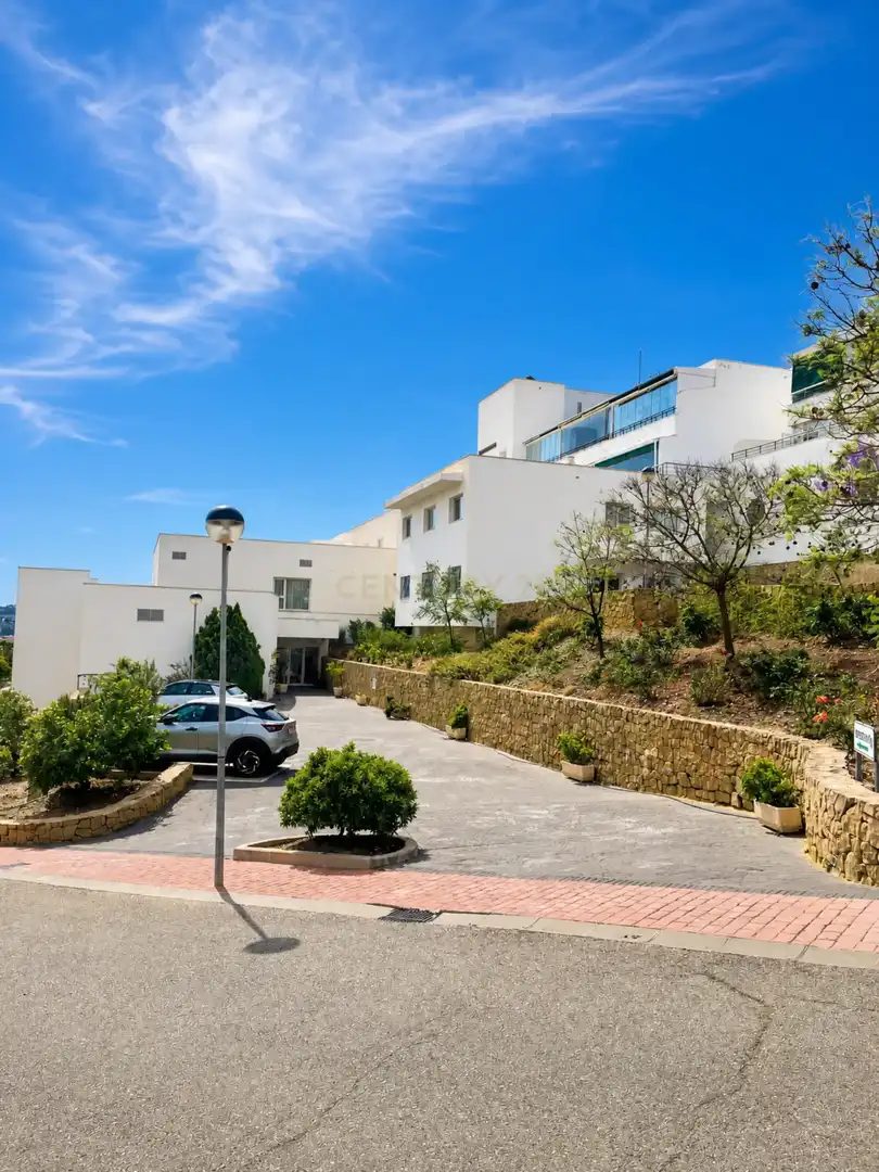 Vista exterior de Piso en venta en Málaga con Aire acondicionado, Jardín privado y Trastero