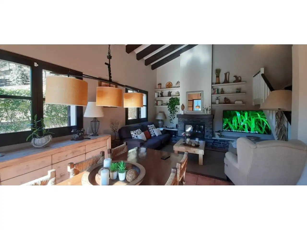 Sala de estar de Casa o chalet en venta en Castell de l'Areny con Calefacción, Jardín privado y Terraza